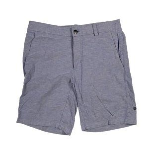 Lululemon Blue Flat Front 9" Shorts Size 32x9